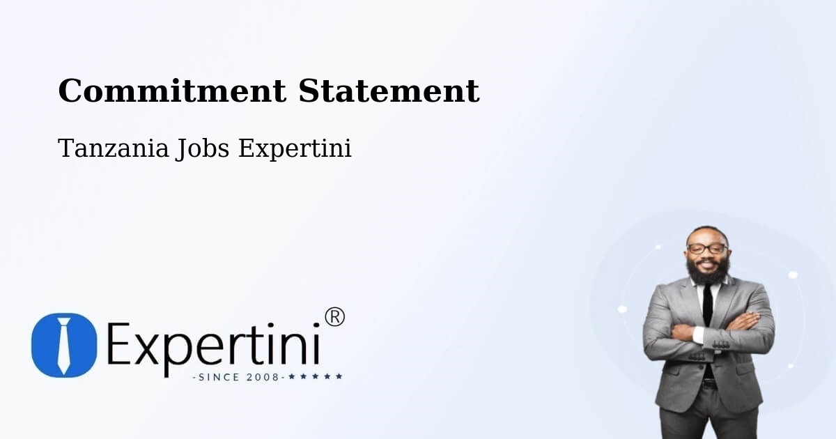 Corporate Commitment – Konde - Tanzania Jobs Expertini
