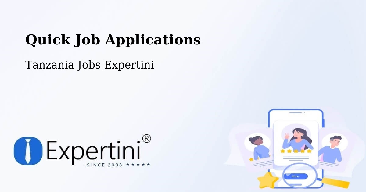 Quick Apply Feature – Konde - Tanzania Jobs Expertini