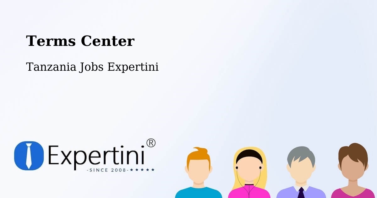Terms of Service – Konde - Tanzania Jobs Expertini